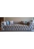 Lucy Buttoned Sofa Four Seater